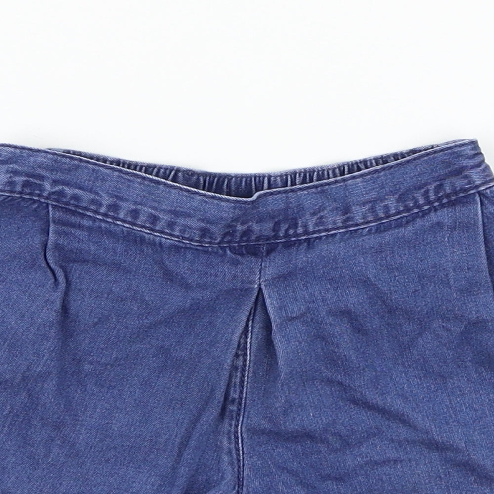 NEXT Girls Blue  Denim Cropped Jeans Size 12-18 Months  - shorts