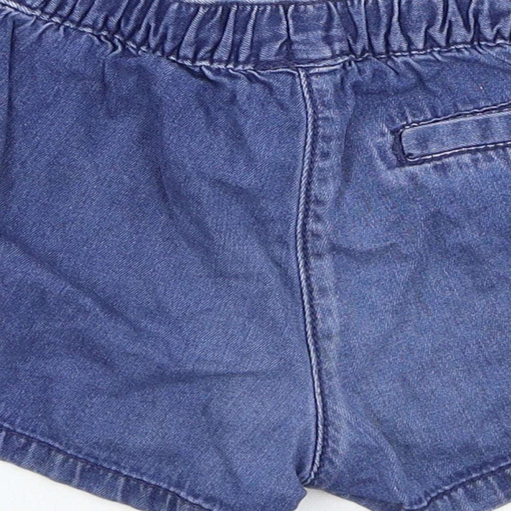 NEXT Girls Blue  Denim Cropped Jeans Size 12-18 Months  - shorts