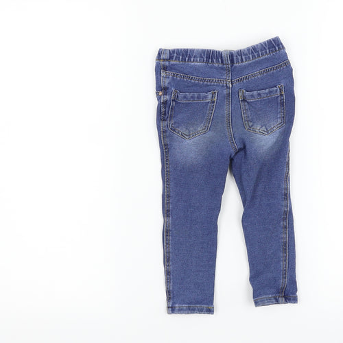 denim co Girls Blue  Denim Capri Jeans Size 18-24 Months