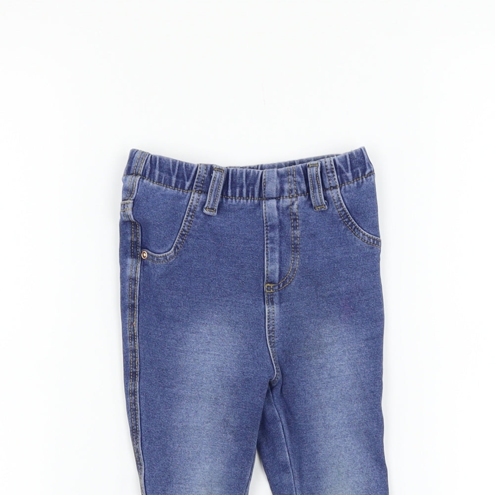 denim co Girls Blue  Denim Capri Jeans Size 18-24 Months