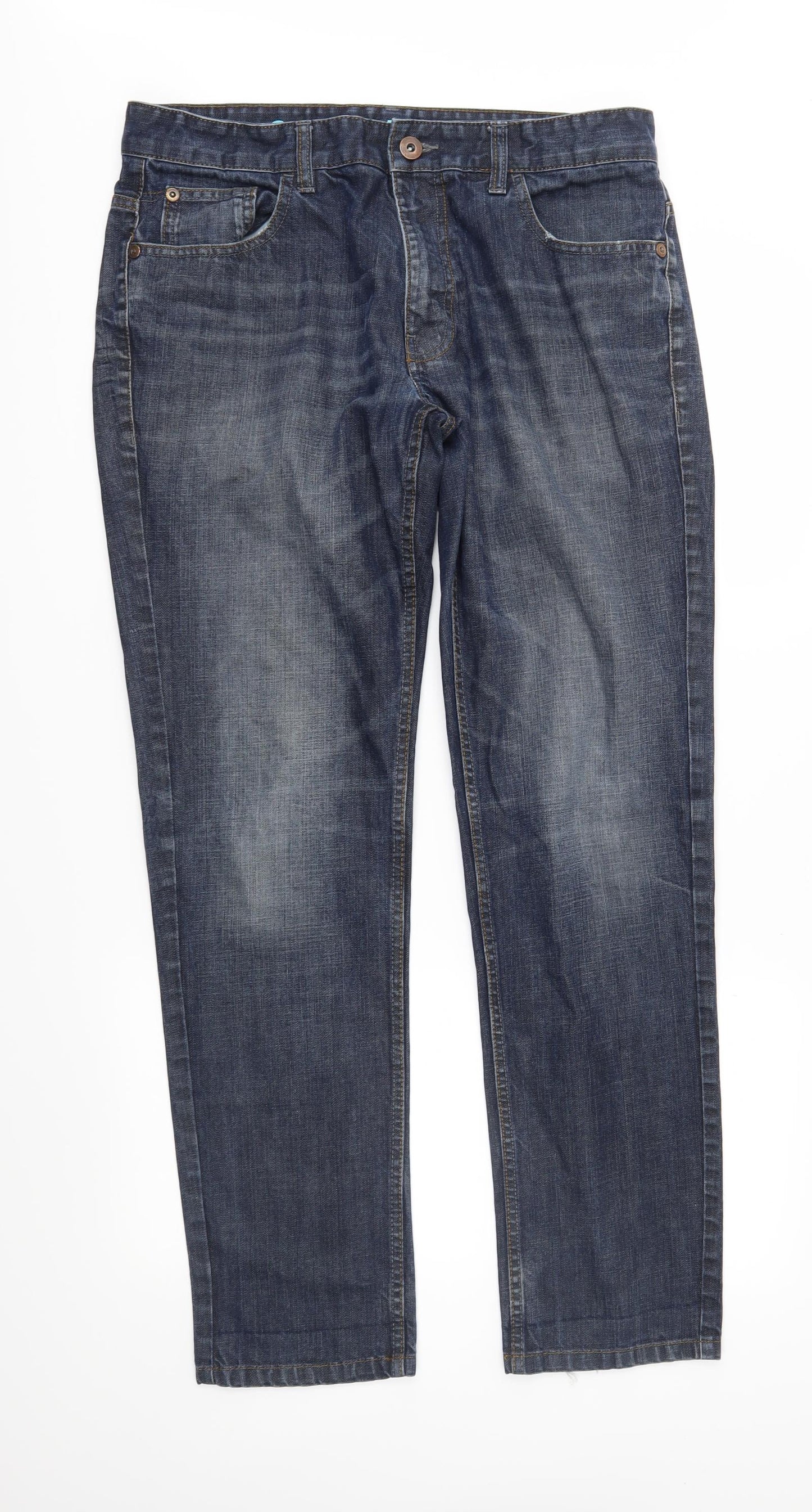 NEXT Mens Blue  Denim Straight Jeans Size 34 in L32 in