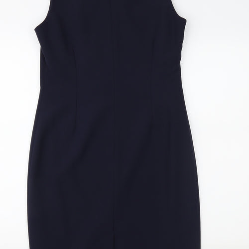 Essentials Womens Blue   Pencil Dress  Size 10