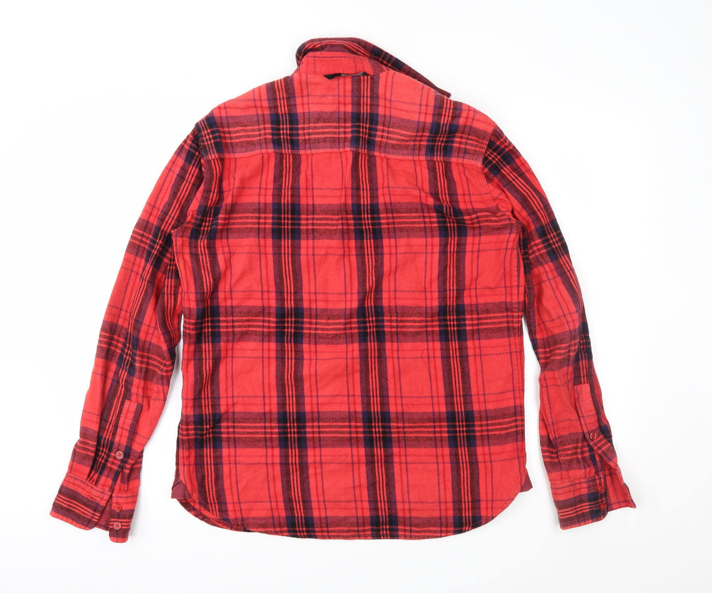 Insight Mens Red Check   Button-Up Size S