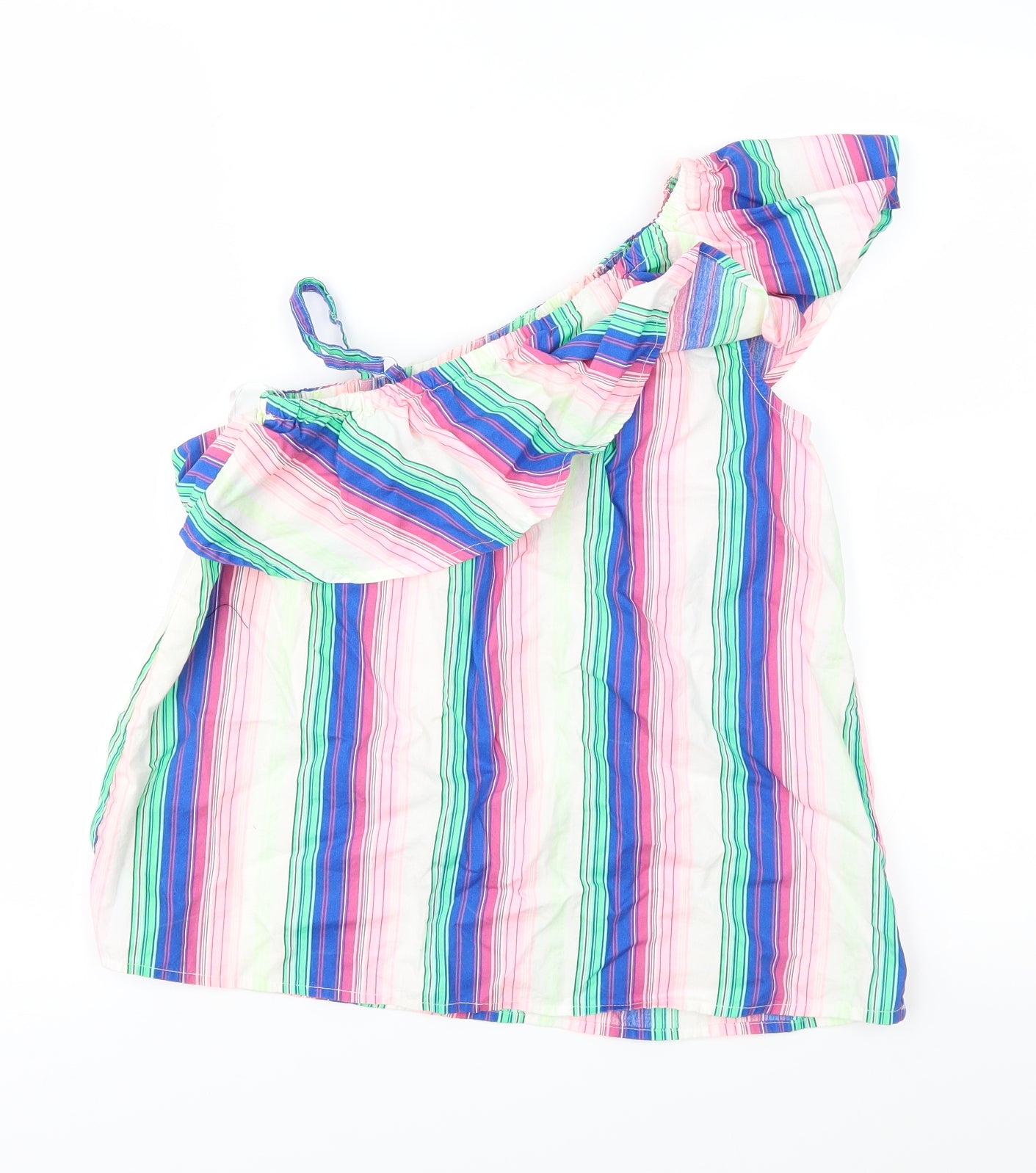 George Girls Multicoloured Striped  Basic Blouse Size 11-12 Years