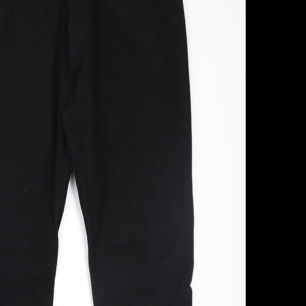 Denim & Co. Mens Black  Denim Straight Jeans Size 36 in L30 in