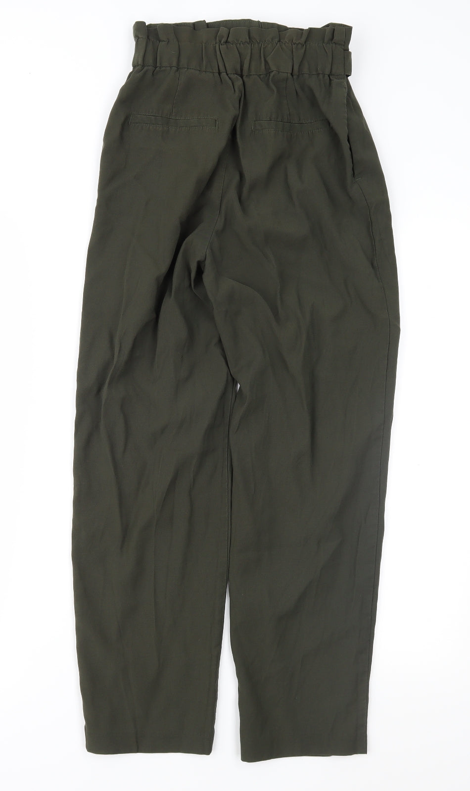 H&M Womens Green   Trousers  Size 8 L26 in