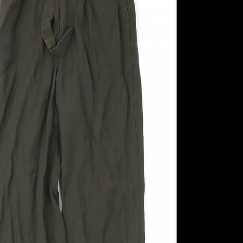 H&M Womens Green   Trousers  Size 8 L26 in