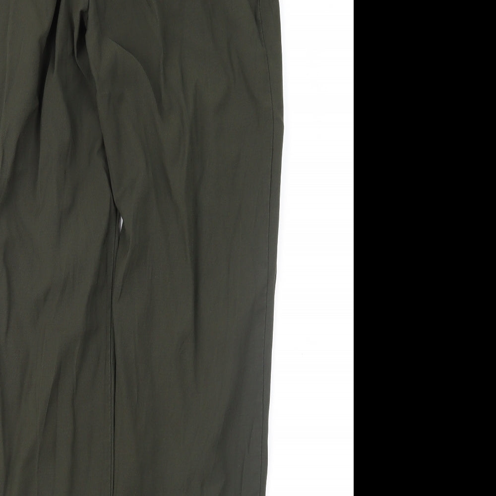 H&M Womens Green   Trousers  Size 8 L26 in