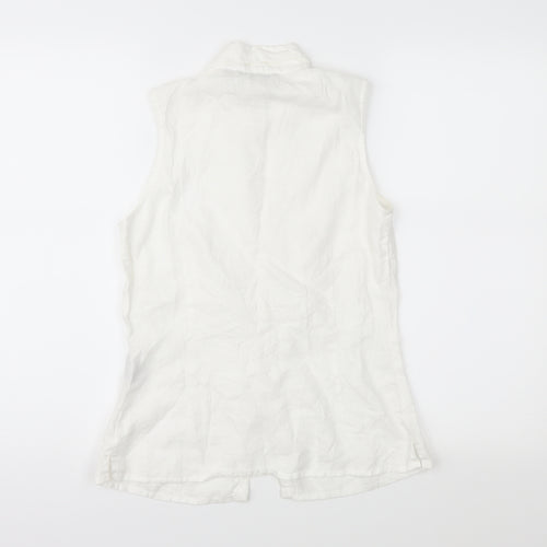 Boden Womens White   Basic Blouse Size 8