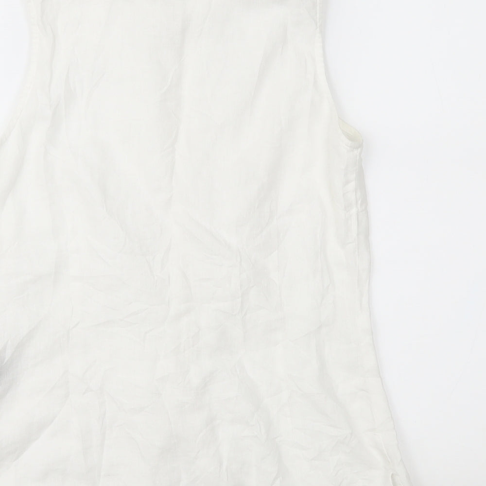 Boden Womens White   Basic Blouse Size 8