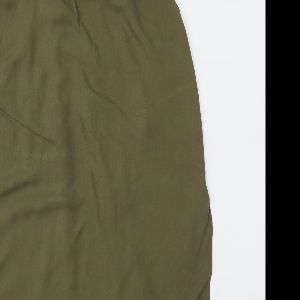 Papaya Womens Green   Tunic Blouse Size 16