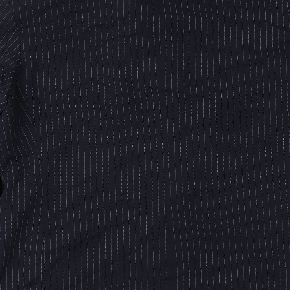Woods & Gray Mens Blue Striped  Jacket Suit Jacket Size 40