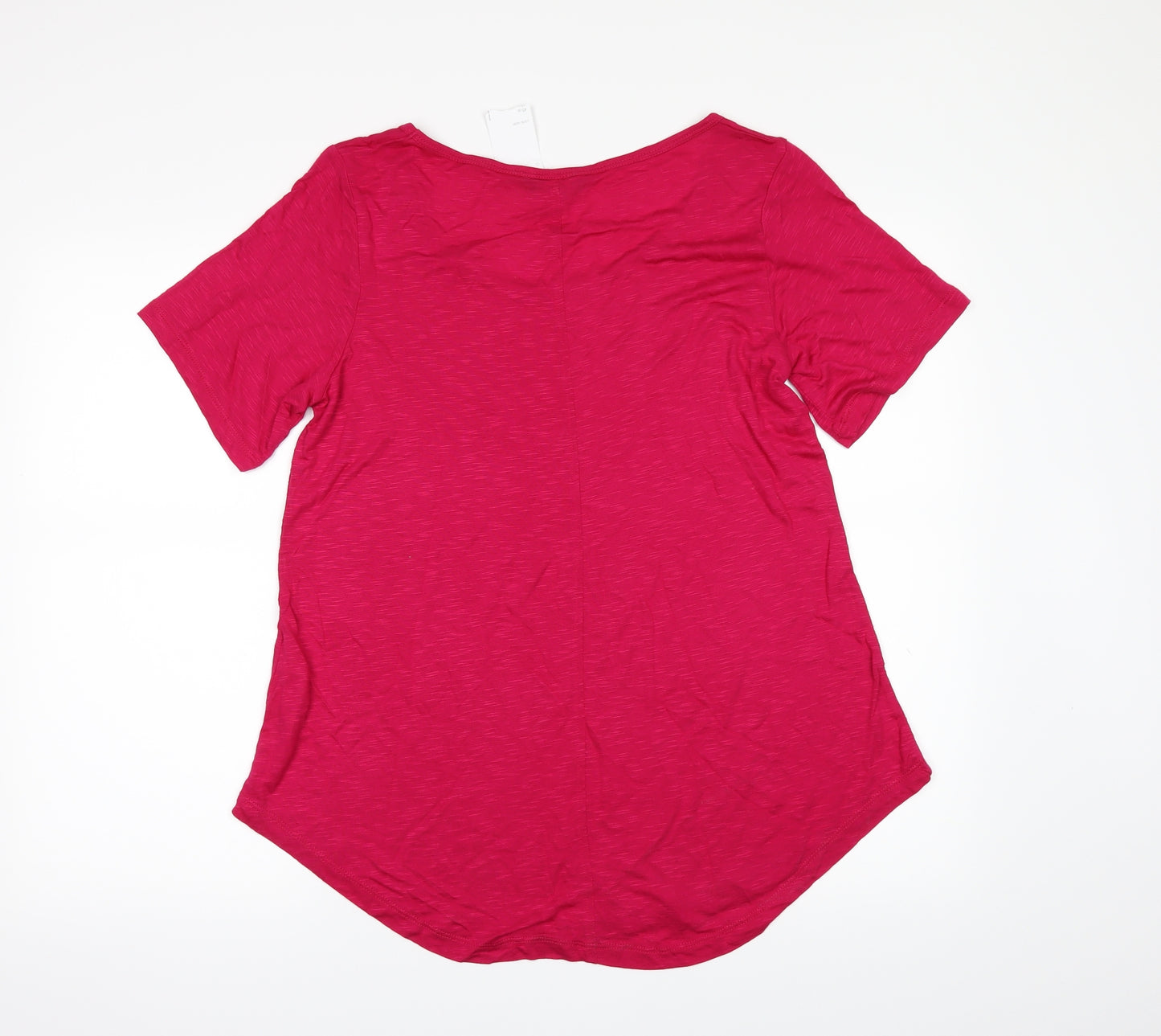 Yours Womens Pink   Basic T-Shirt Size 14