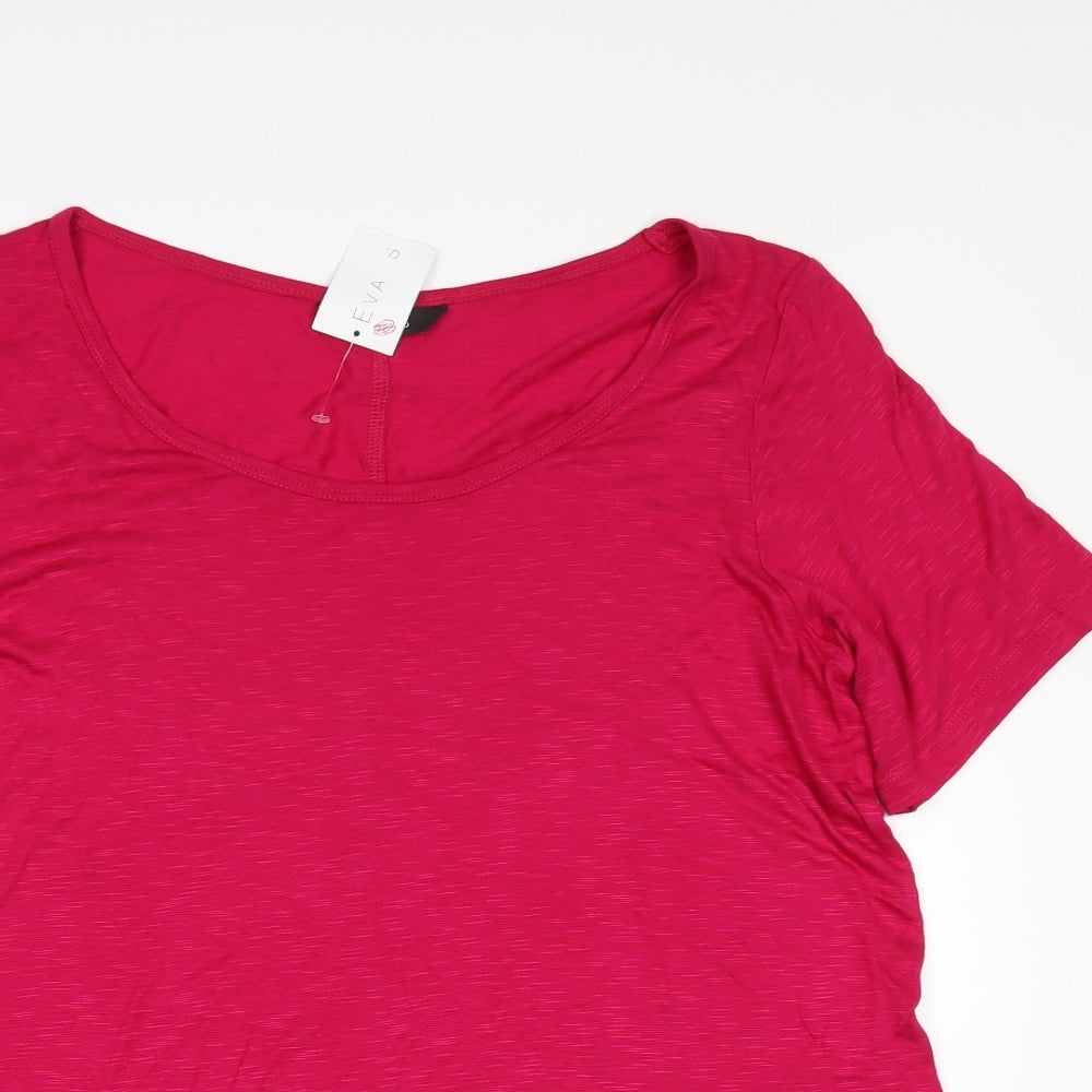 Yours Womens Pink   Basic T-Shirt Size 14