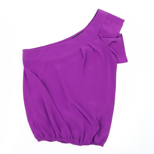 River Island Womens Purple   Basic Blouse Size 10