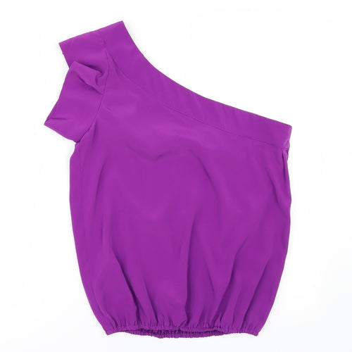 River Island Womens Purple   Basic Blouse Size 10
