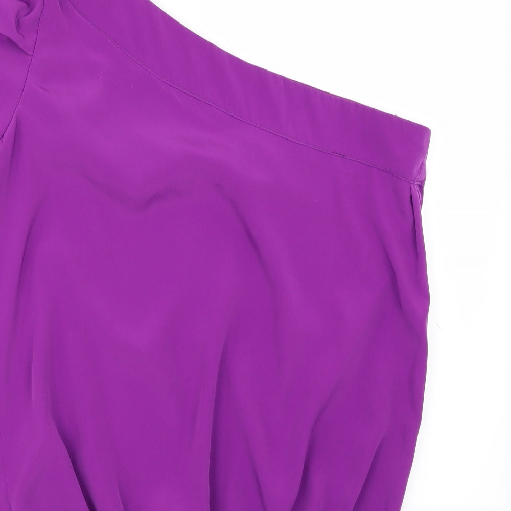 River Island Womens Purple   Basic Blouse Size 10
