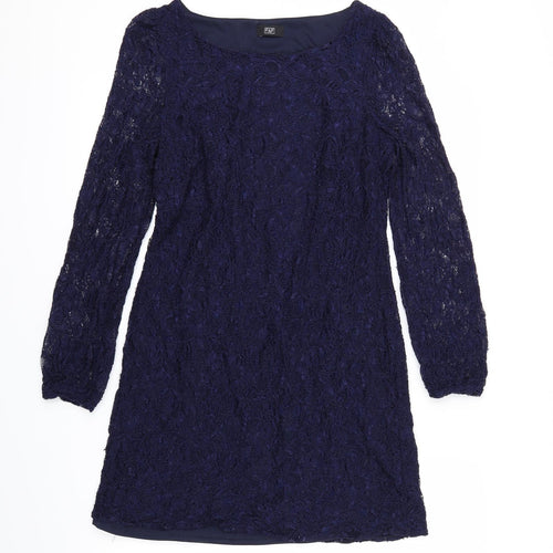 F&F Womens Blue  Lace A-Line  Size 10