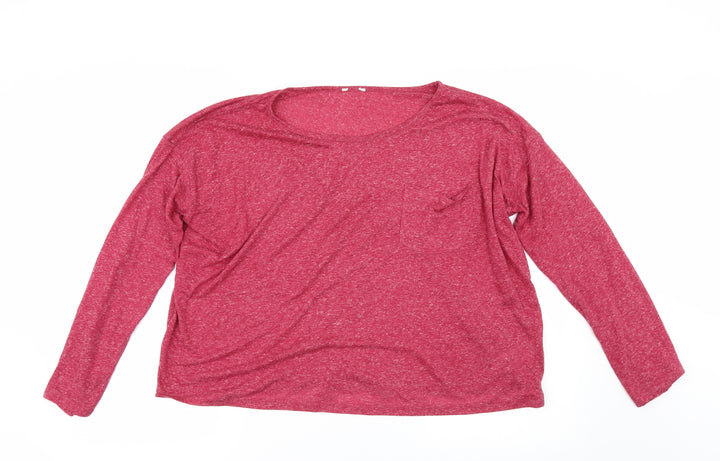 New Look Womens Red   Basic T-Shirt Size 14