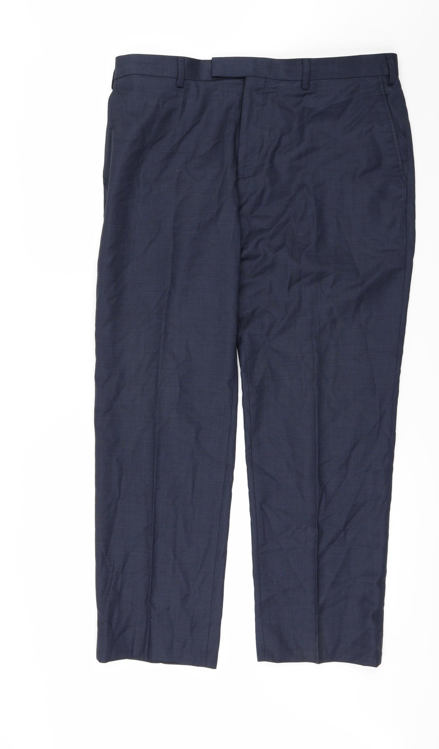 Savoy Taylors Guild Mens Blue   Trousers  Size 36 in L30 in