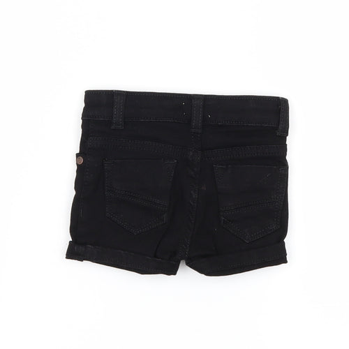 River Island Boys Black  Denim Cropped Jeans Size 3-6 Months  - SHORTS