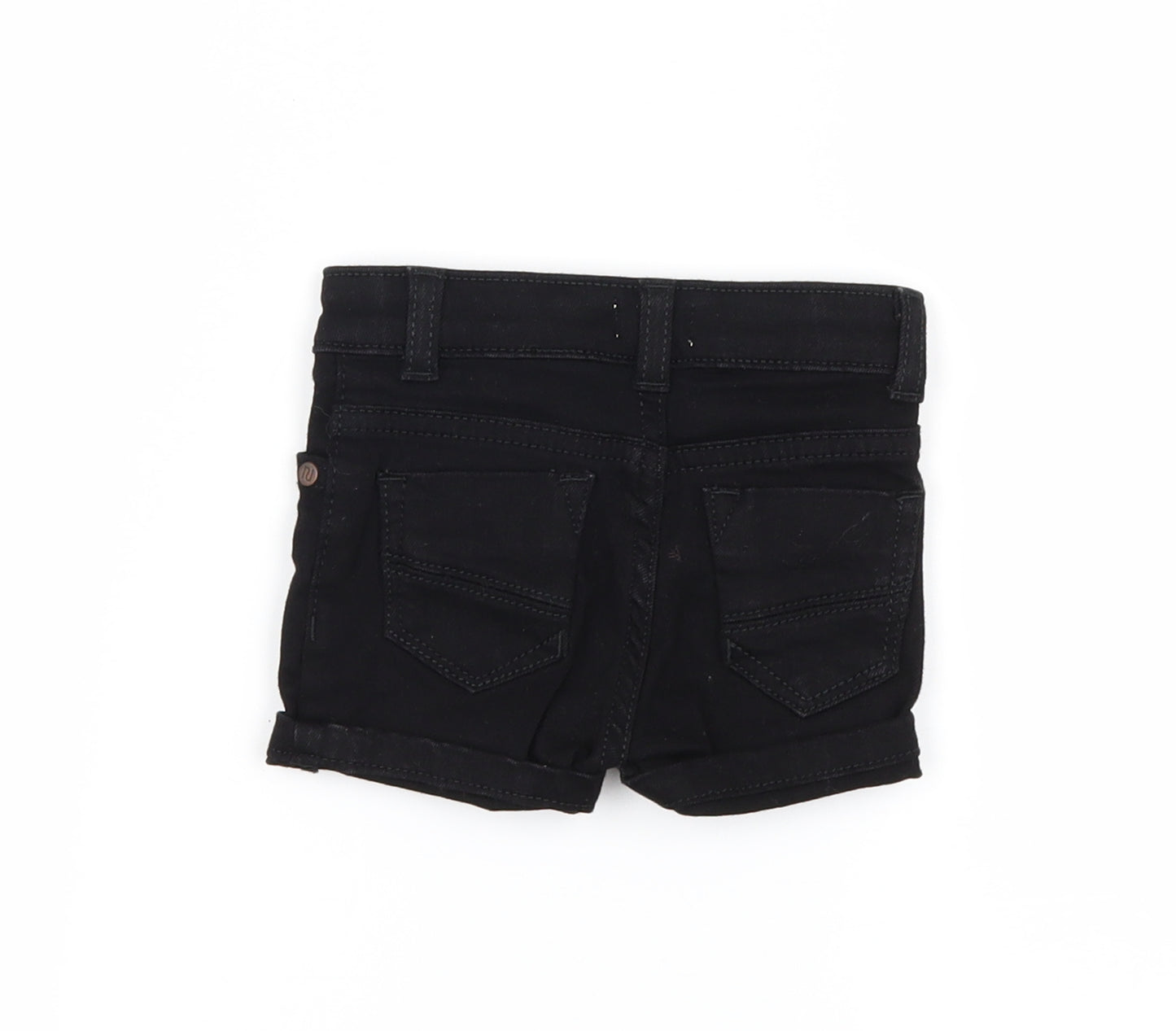 River Island Boys Black  Denim Cropped Jeans Size 3-6 Months  - SHORTS