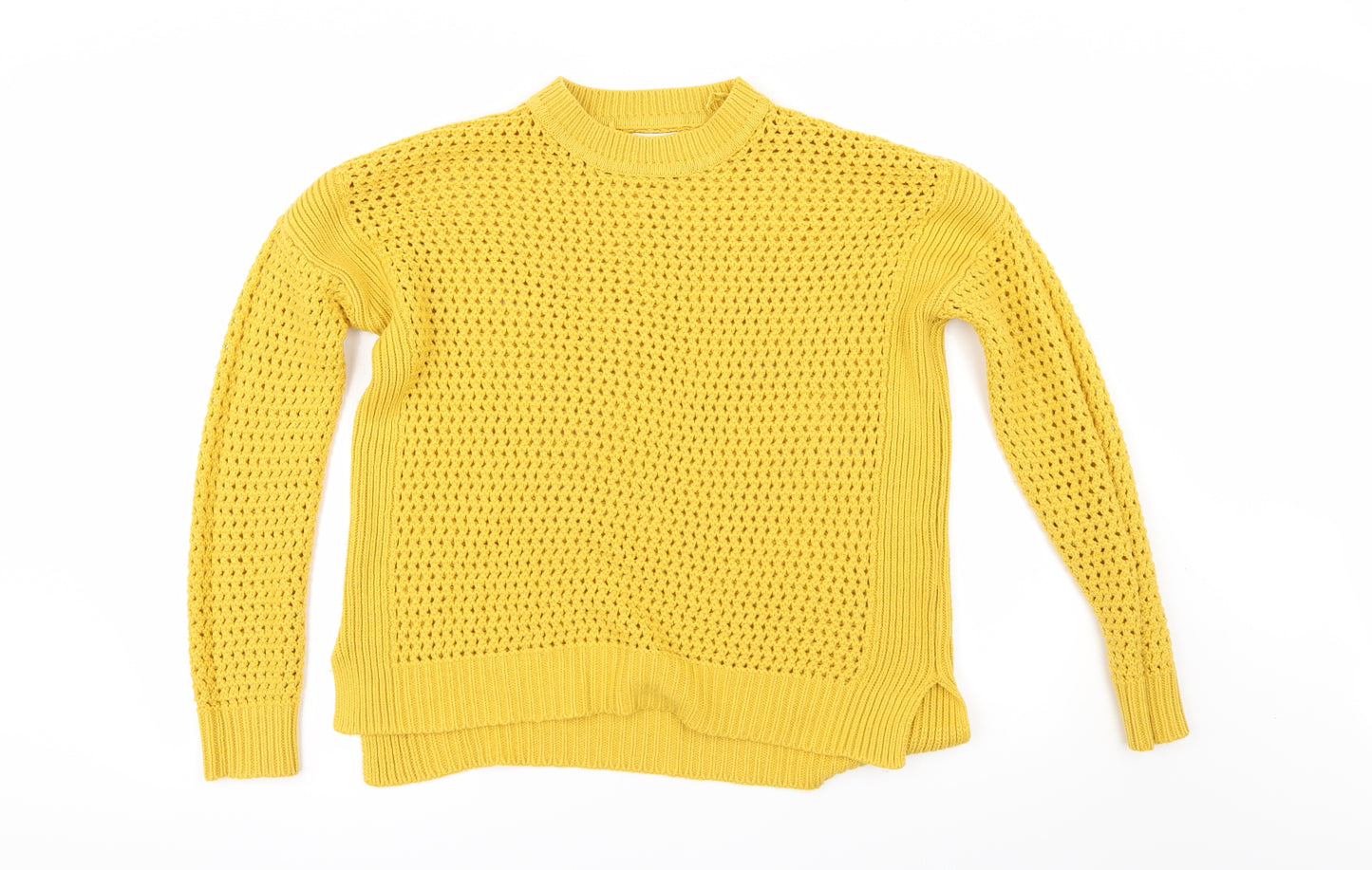 Papaya Womens Yellow   Pullover Jumper Size M