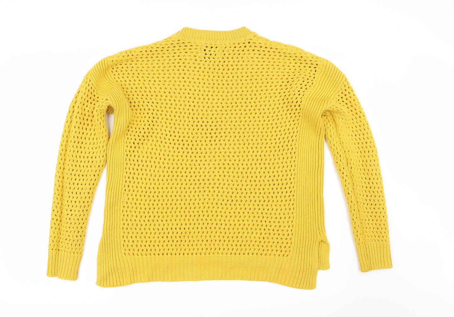 Papaya Womens Yellow   Pullover Jumper Size M
