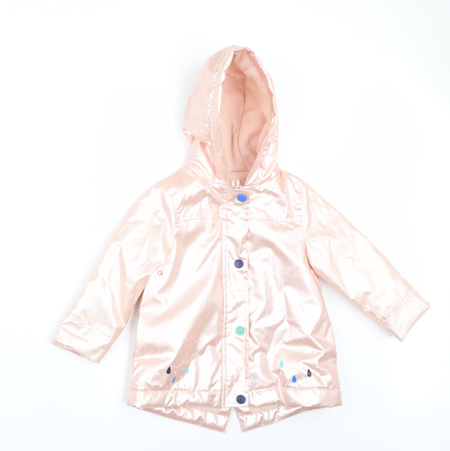 Mothercare Girls Pink Floral  Jacket  Size 12-18 Months