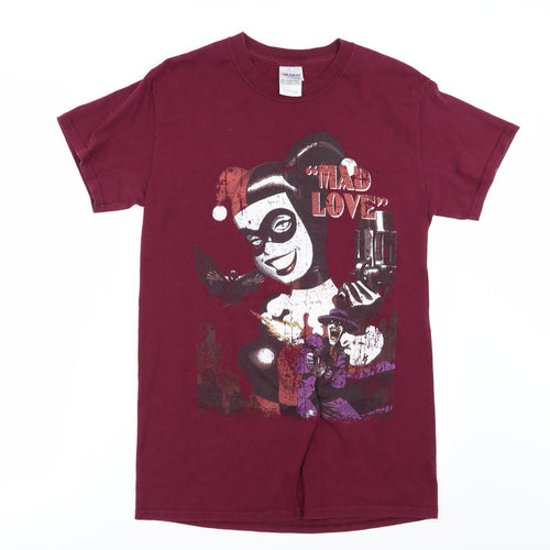 Gildan Womens Red   Basic T-Shirt Size S