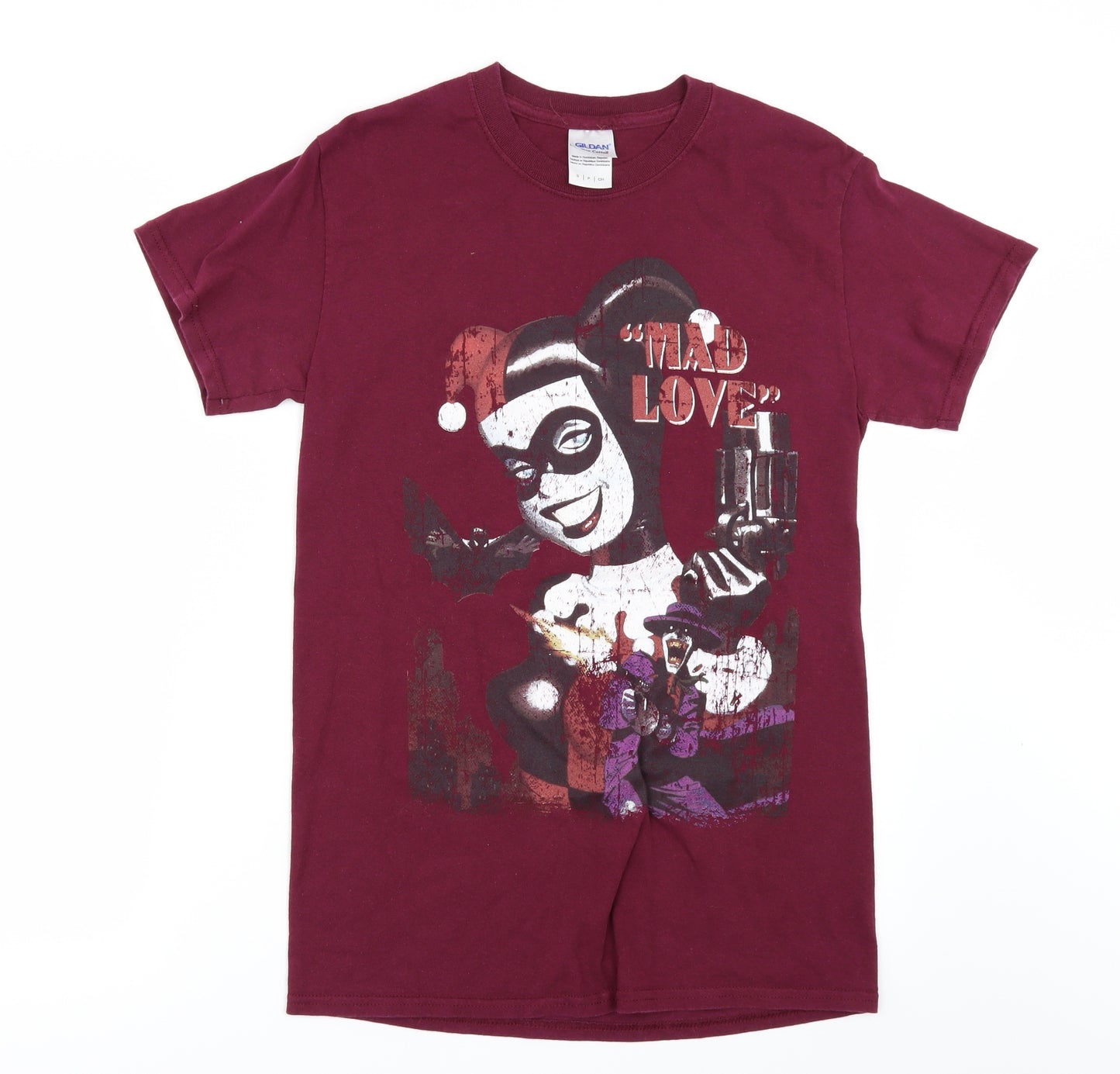 Gildan Womens Red   Basic T-Shirt Size S