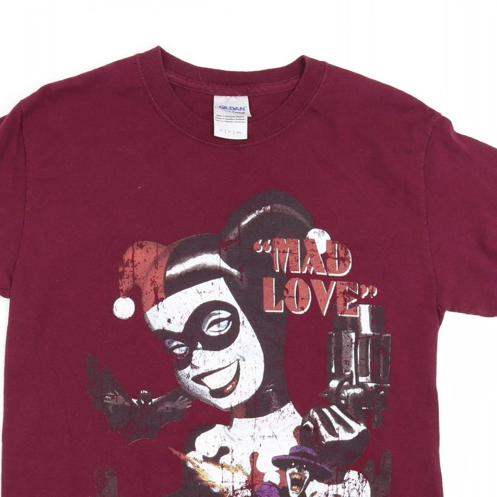Gildan Womens Red   Basic T-Shirt Size S