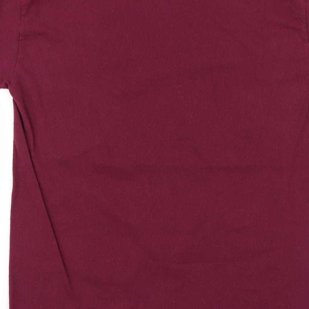 Gildan Womens Red   Basic T-Shirt Size S