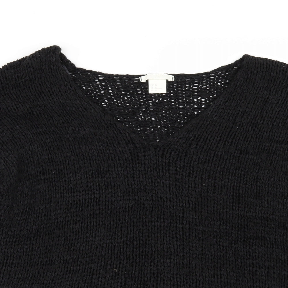 H&M Womens Black   Pullover Jumper Size M