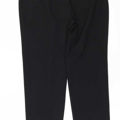 F&F Womens Black   Trousers  Size 8 L27 in