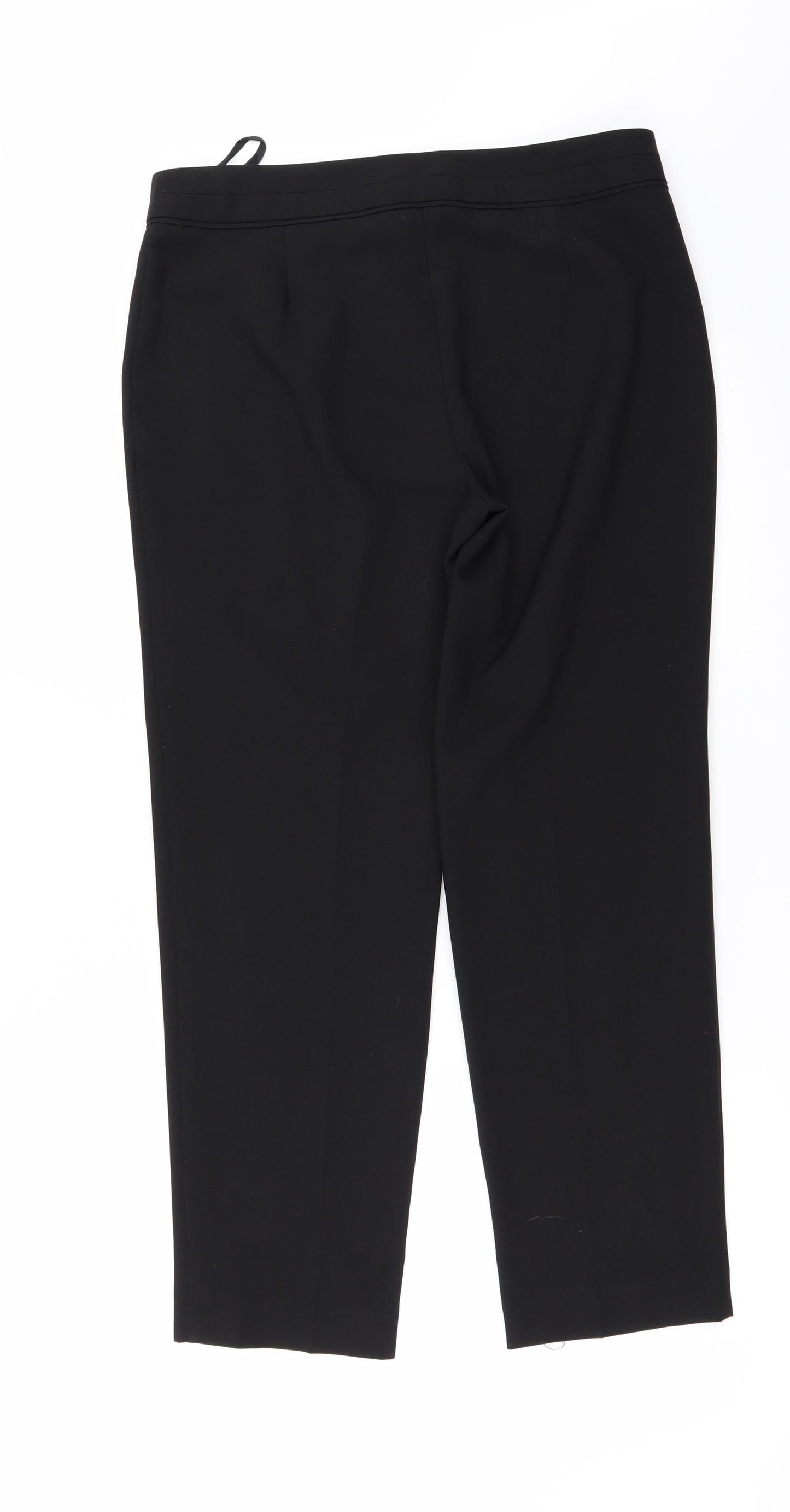 F&F Womens Black   Trousers  Size 8 L27 in