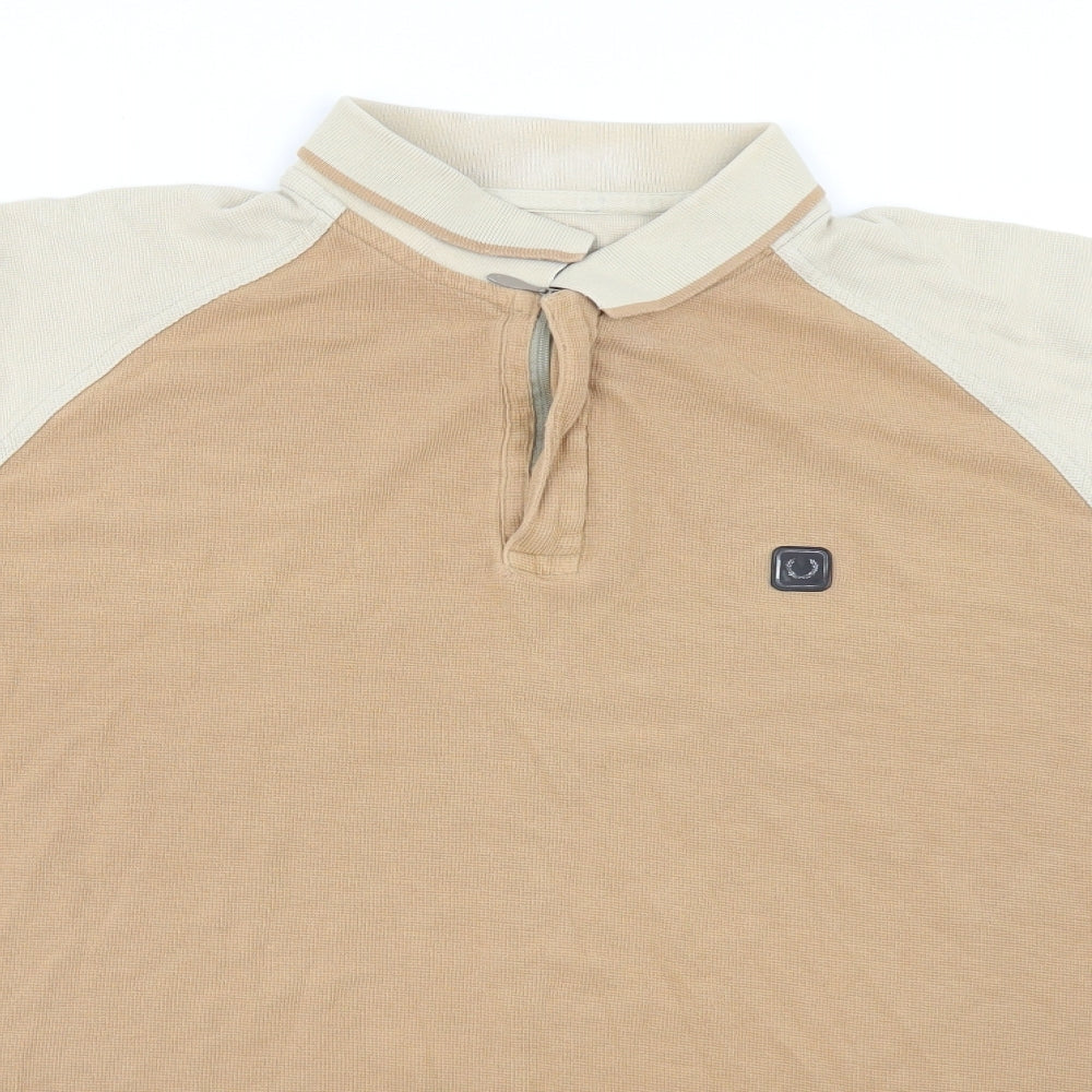 Fred Perry Mens Beige    Polo Size L