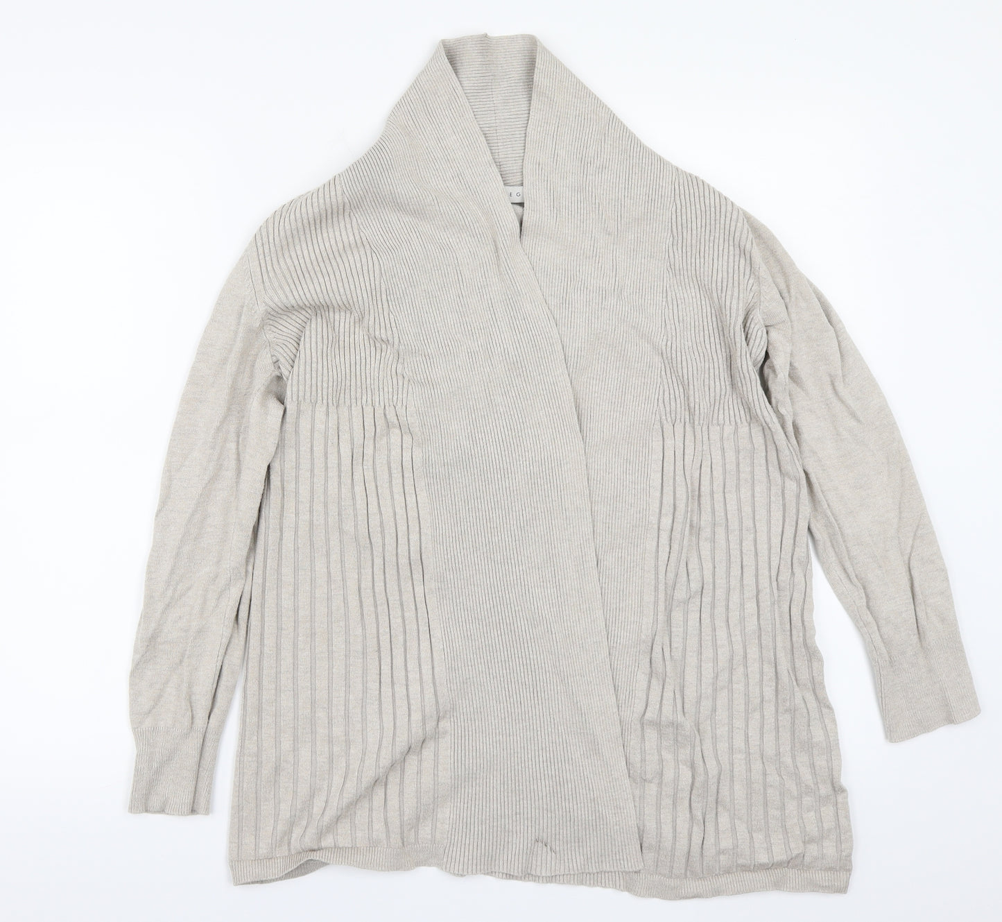 Nutmeg Womens Beige   Cardigan Jumper Size 12