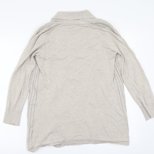 Nutmeg Womens Beige   Cardigan Jumper Size 12