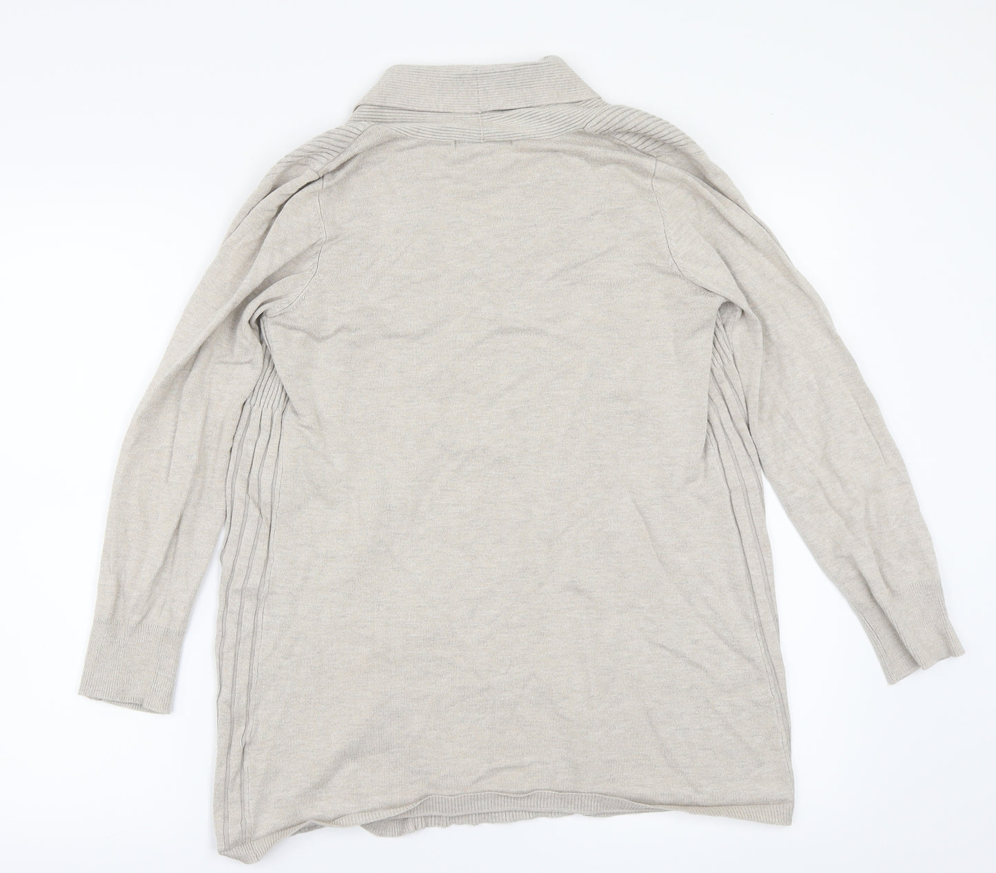 Nutmeg Womens Beige   Cardigan Jumper Size 12