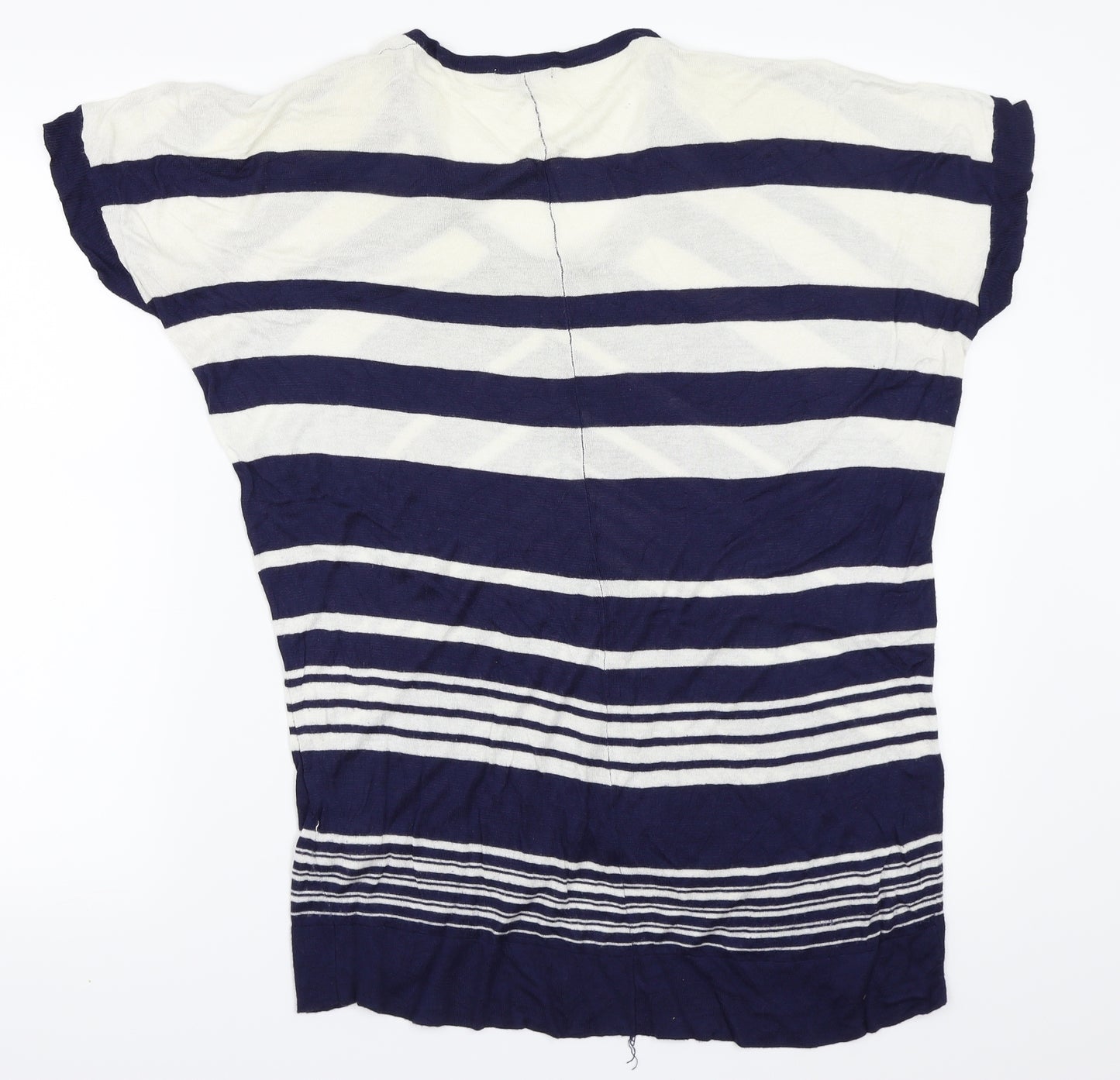Papaya Womens Multicoloured Striped  Basic T-Shirt Size 16