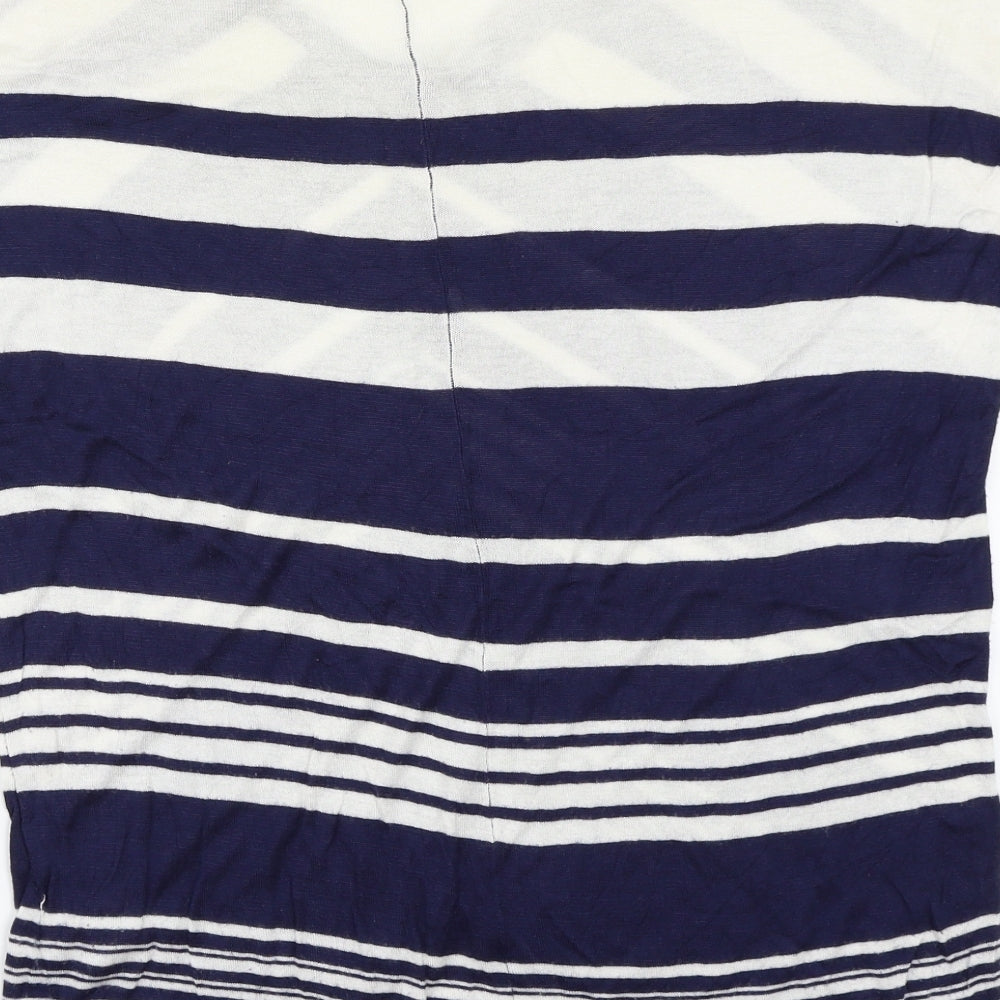 Papaya Womens Multicoloured Striped  Basic T-Shirt Size 16