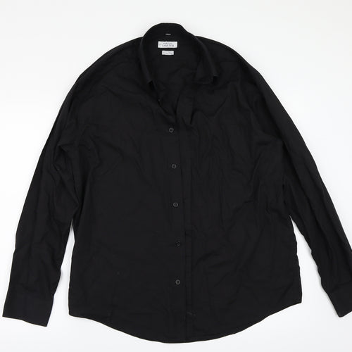 Savatini Mens Black    Button-Up One Size