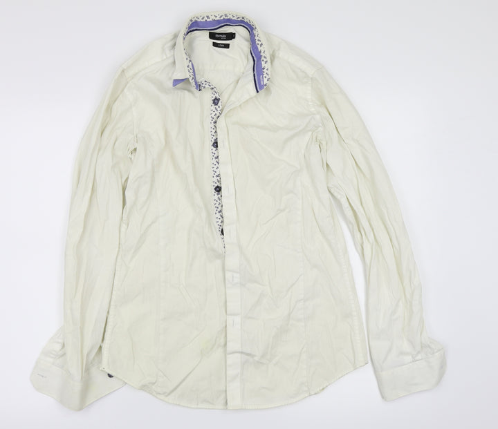 Formula Joyen Mens White Button-Up One Size