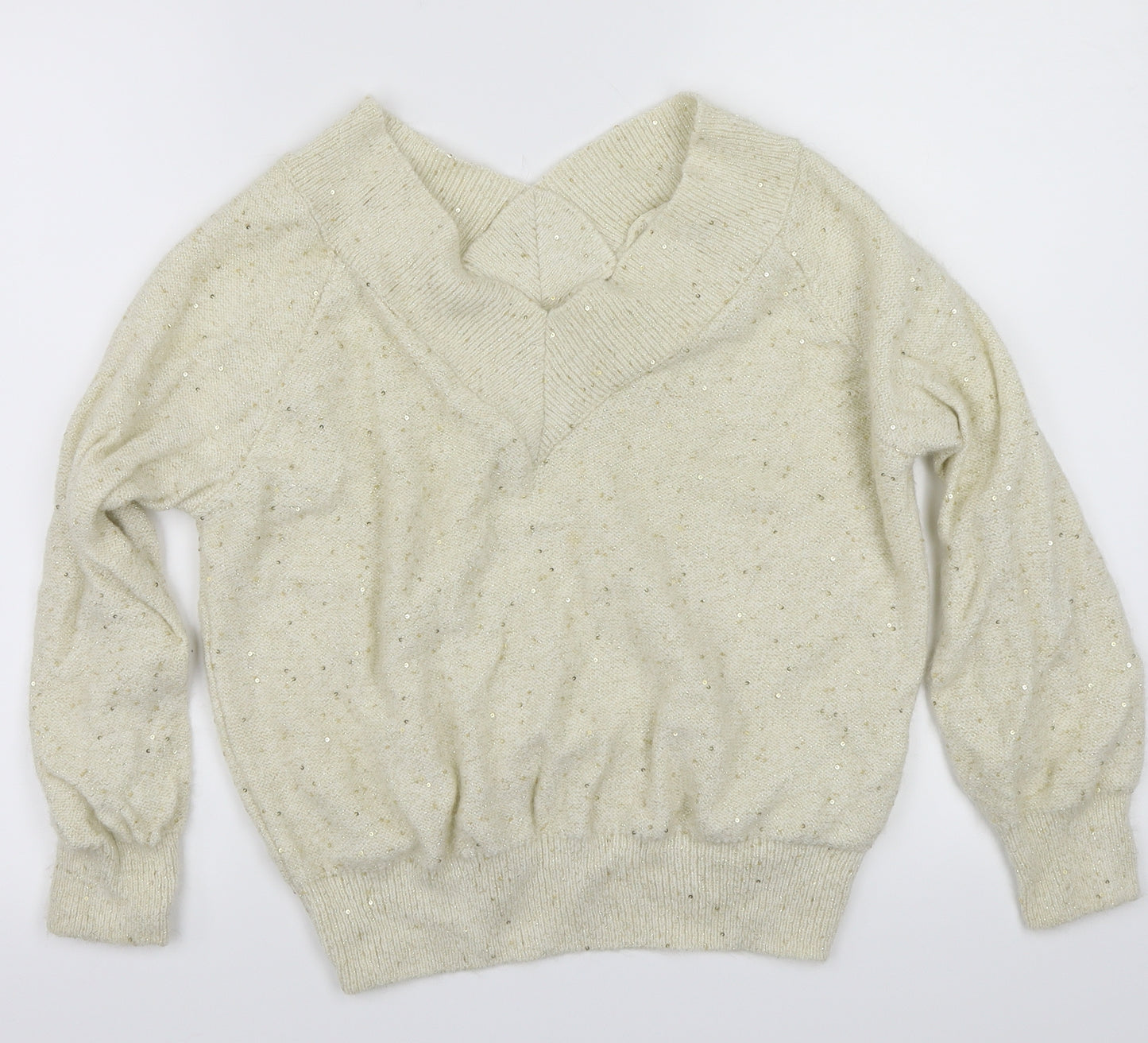MNG Womens Ivory   Pullover Jumper Size M  - Size EU-M, US-S