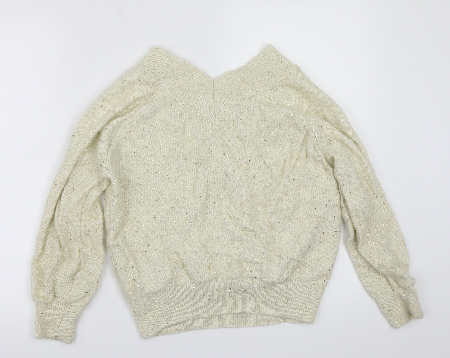 MNG Womens Ivory   Pullover Jumper Size M  - Size EU-M, US-S