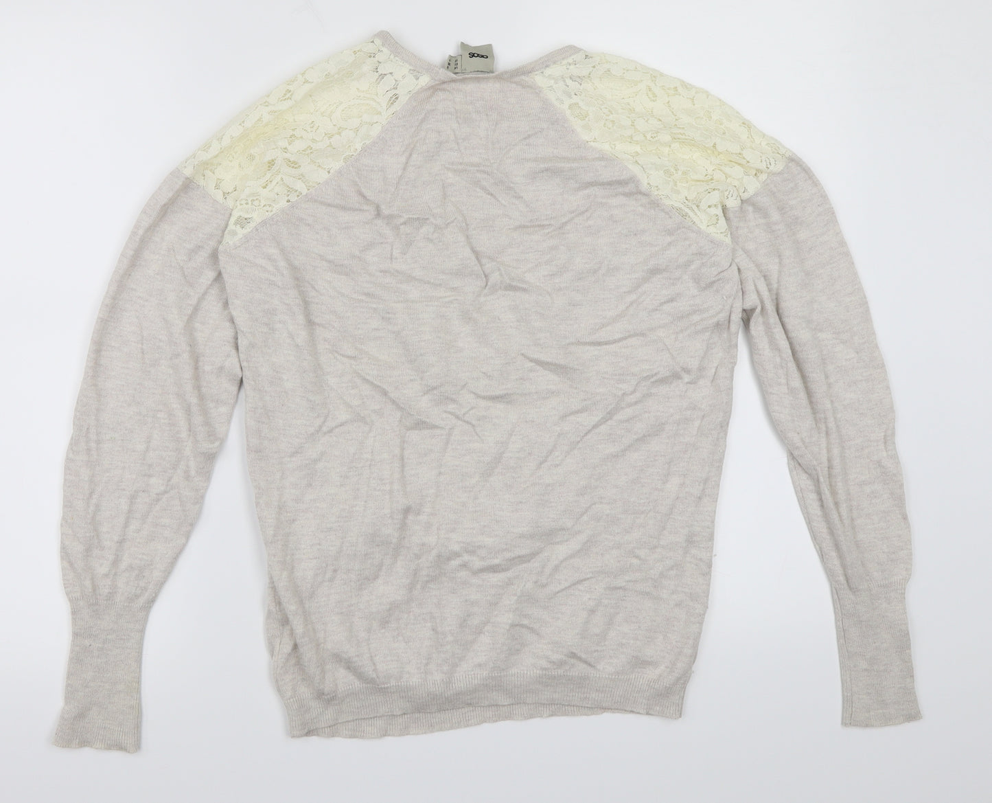 ASOS Womens Beige   Pullover Sweatshirt Size 8