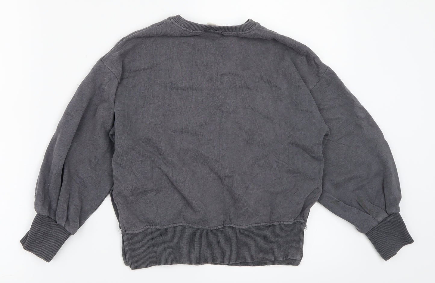 Zara Girls Grey   Pullover Jumper Size 7-8 Years
