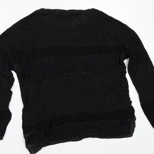 Next Level Womens Black   Pullover Sweatshirt Size 12
