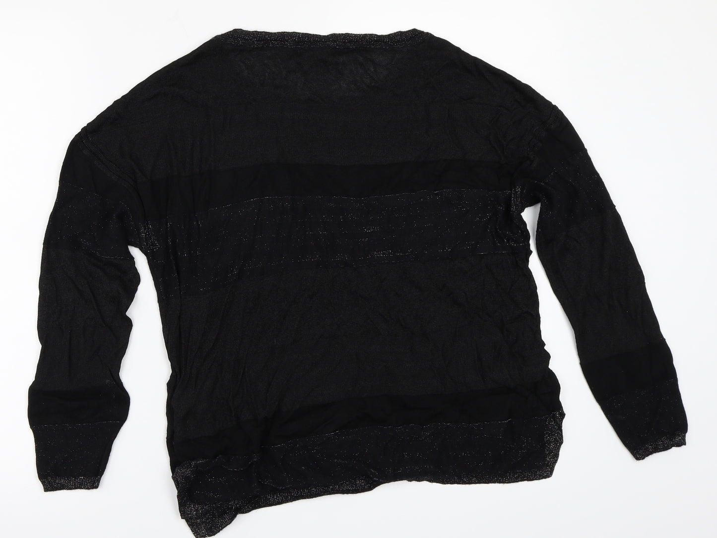 Next Level Womens Black   Pullover Sweatshirt Size 12